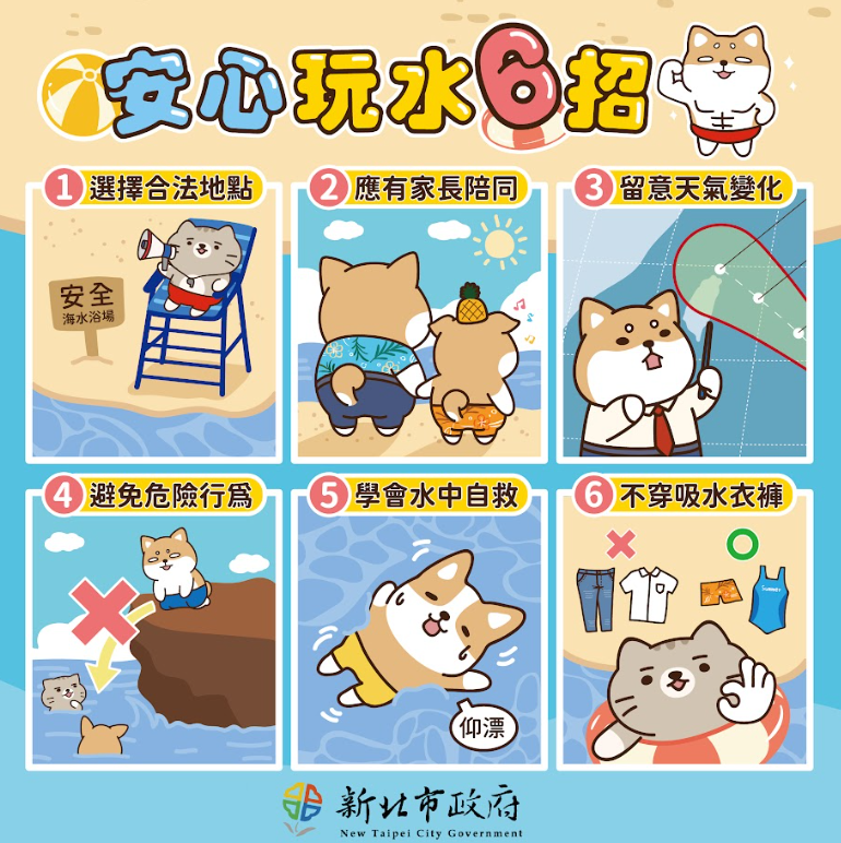 水域安全我最行－玩水六招