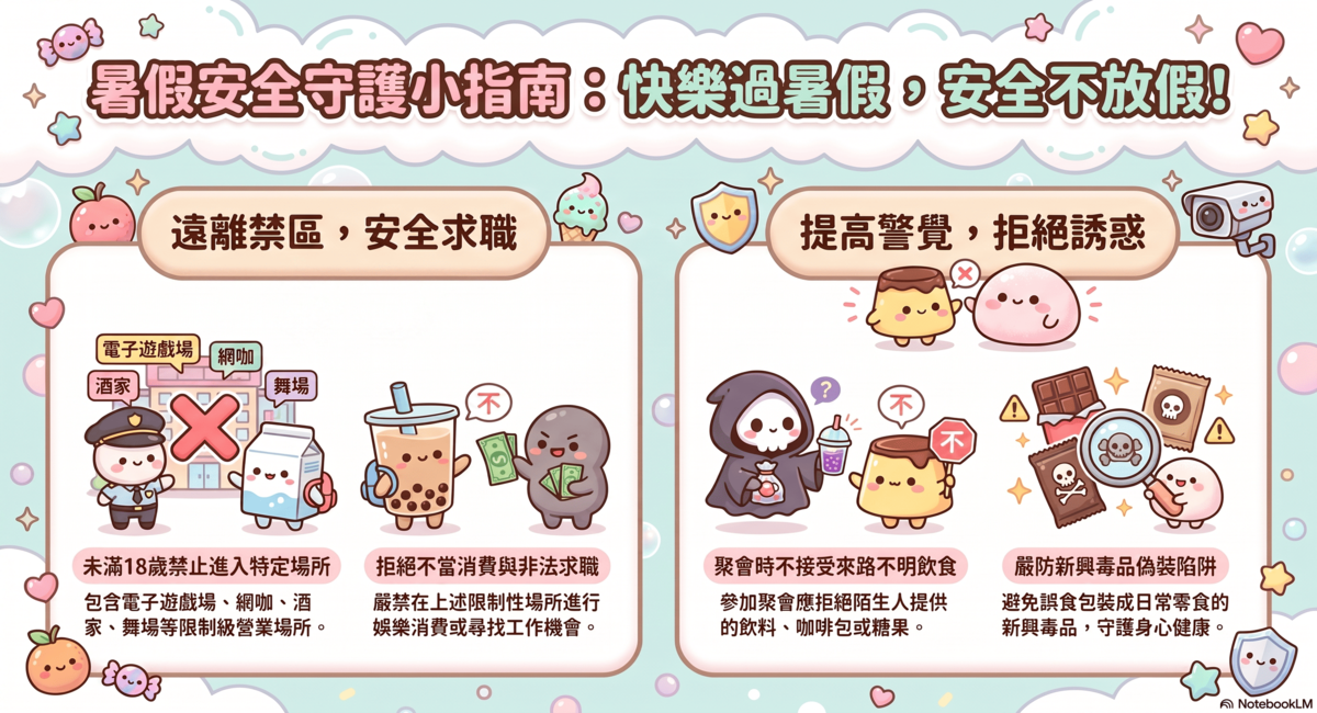 暑假安全守護指南